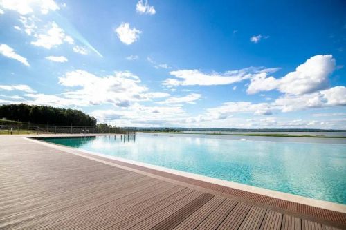 Outdoor seasonal pool